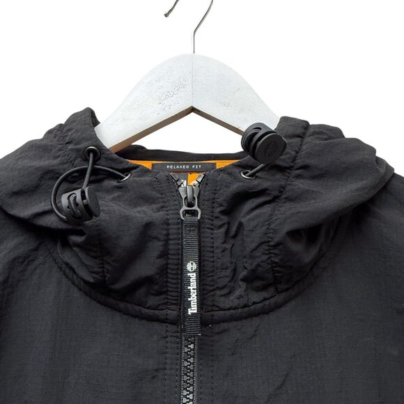 Timberland Mens Pullover Jacket Size Large Hooded Sweatshirt 1/4 Zip Pockets - Picture 7 of 13